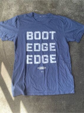 ETE Navy Graphic Short-Sleeve Tee with White Text